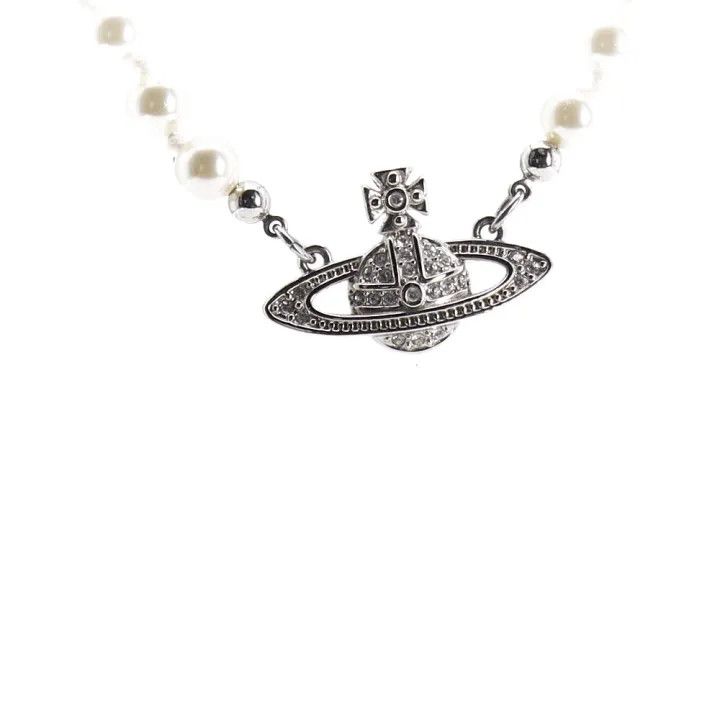 Vivienne Westwood Vivienne Westwood Mini Bas Relief Choker Necklace 0079 Size ONE SIZE - 2 Thumbnail