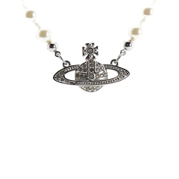 Vivienne Westwood Vivienne Westwood Mini Bas Relief Choker Necklace 0079 Size ONE SIZE - 2 Thumbnail