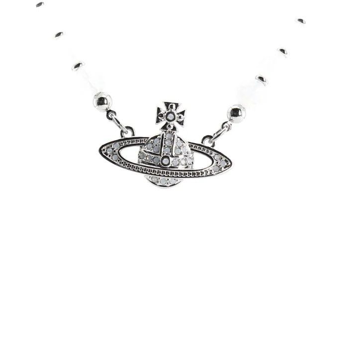 Vivienne Westwood Vivienne Westwood Messaline Crystal Necklace for Women 0079 Size ONE SIZE - 2 Thumbnail