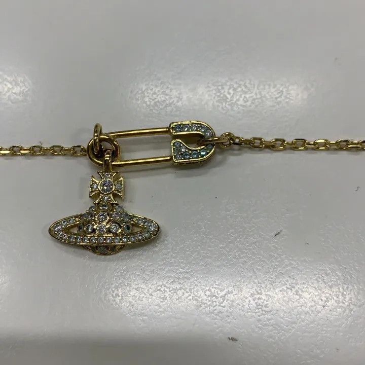 Vivienne Westwood Vivienne Westwood Safety Pin Pendant Necklace 0079 Size ONE SIZE - 2 Thumbnail