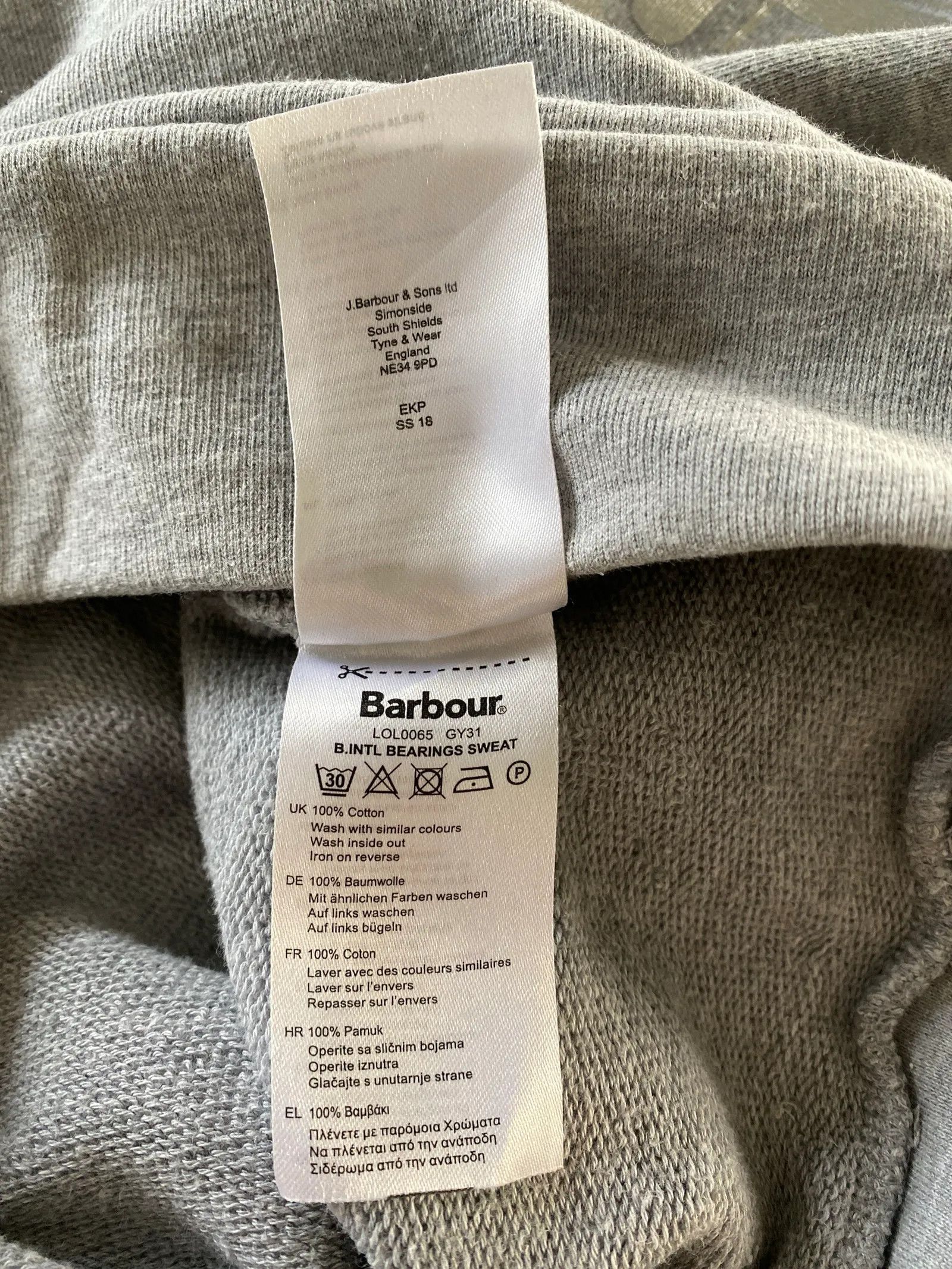 Barbour Barbour International Sweatshirt Size XS / US 0-2 / IT 36-38 - 3 Thumbnail