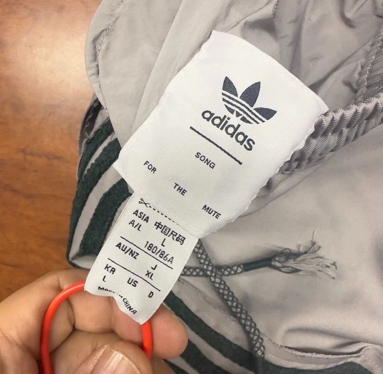Adidas gray green sporty pants by song for the mute Size US 36 / EU 52 - 3 Thumbnail