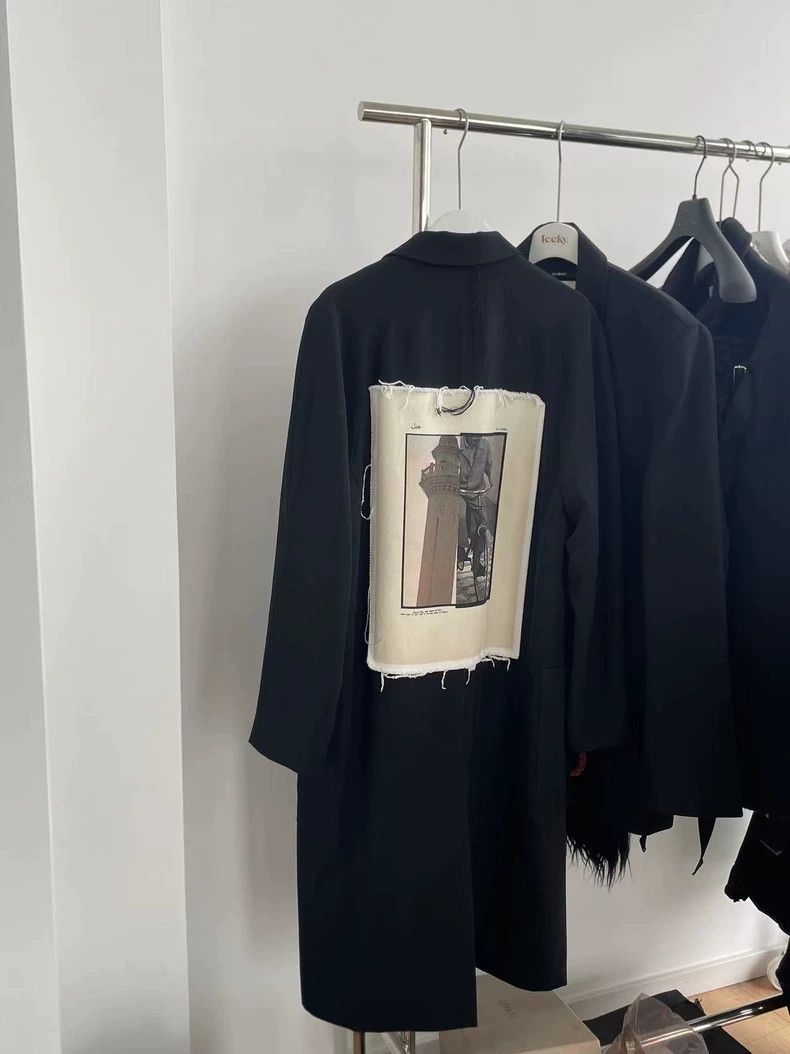 Japanese Brand black long blazer with embroidery Size US L / EU 52-54 / 3 - 2 Thumbnail