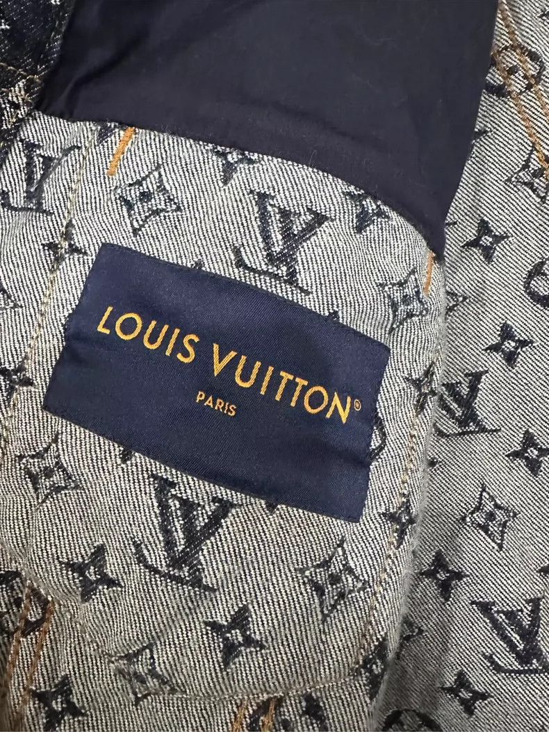 Louis Vuitton louis vuitton denim jacket with logo pattern Size US L / EU 52-54 / 3 - 5 Thumbnail