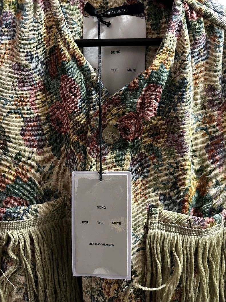 Song For The Mute floral embroidered fringed vest for women Size US M / EU 48-50 / 2 - 3 Thumbnail