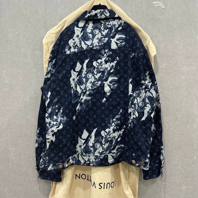 Louis Vuitton louis vuitton tie dye denim jacket Size US XXL / EU 58 / 5 - 2 Thumbnail