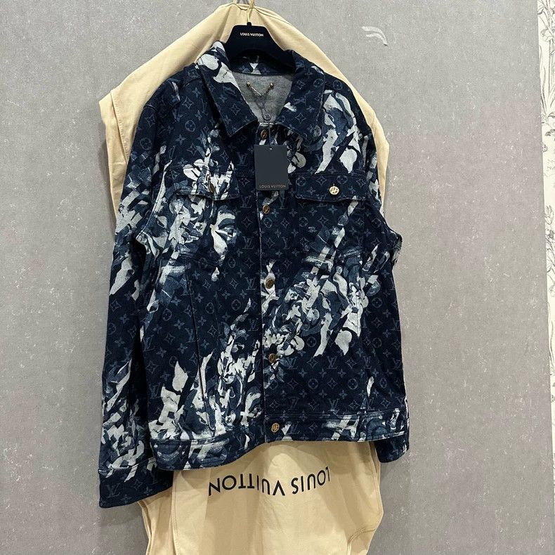 Louis Vuitton louis vuitton tie dye denim jacket Size US XXL / EU 58 / 5 - 3 Thumbnail
