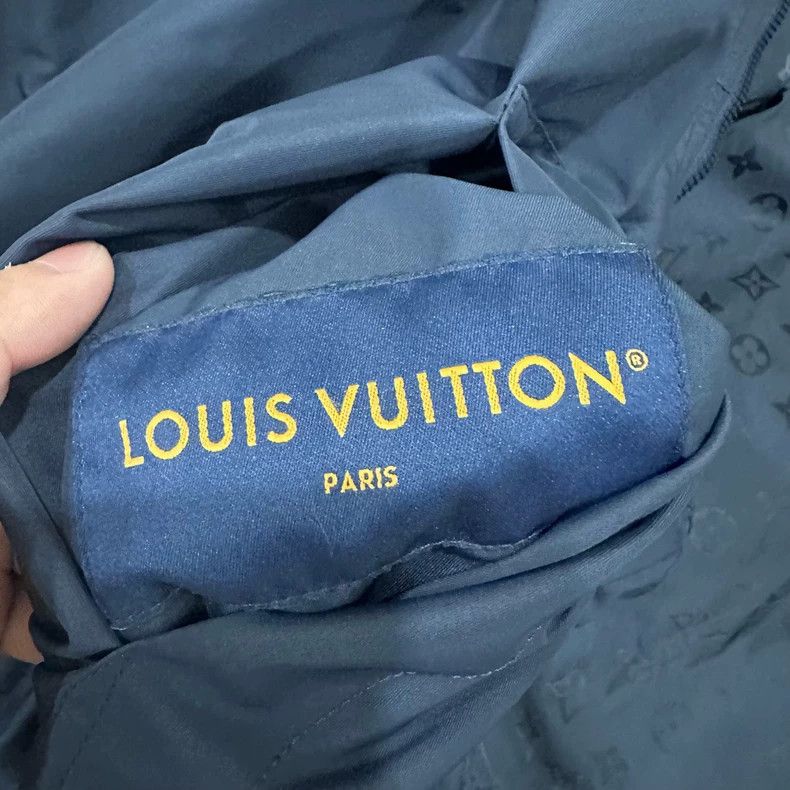 Louis Vuitton navy blue reversible Louis Vuitton windbreaker Size US L / EU 52-54 / 3 - 4 Thumbnail