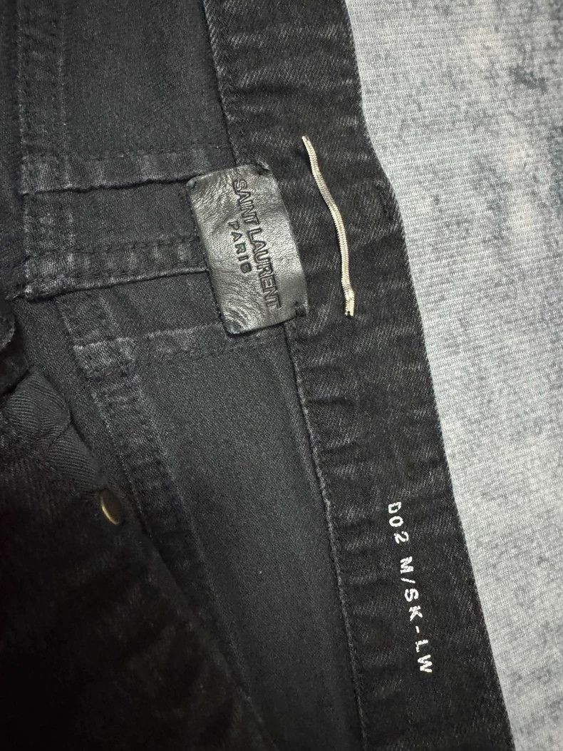 Saint Laurent Paris saint laurent ripped black denim pants Size US 32 / EU 48 - 6 Thumbnail