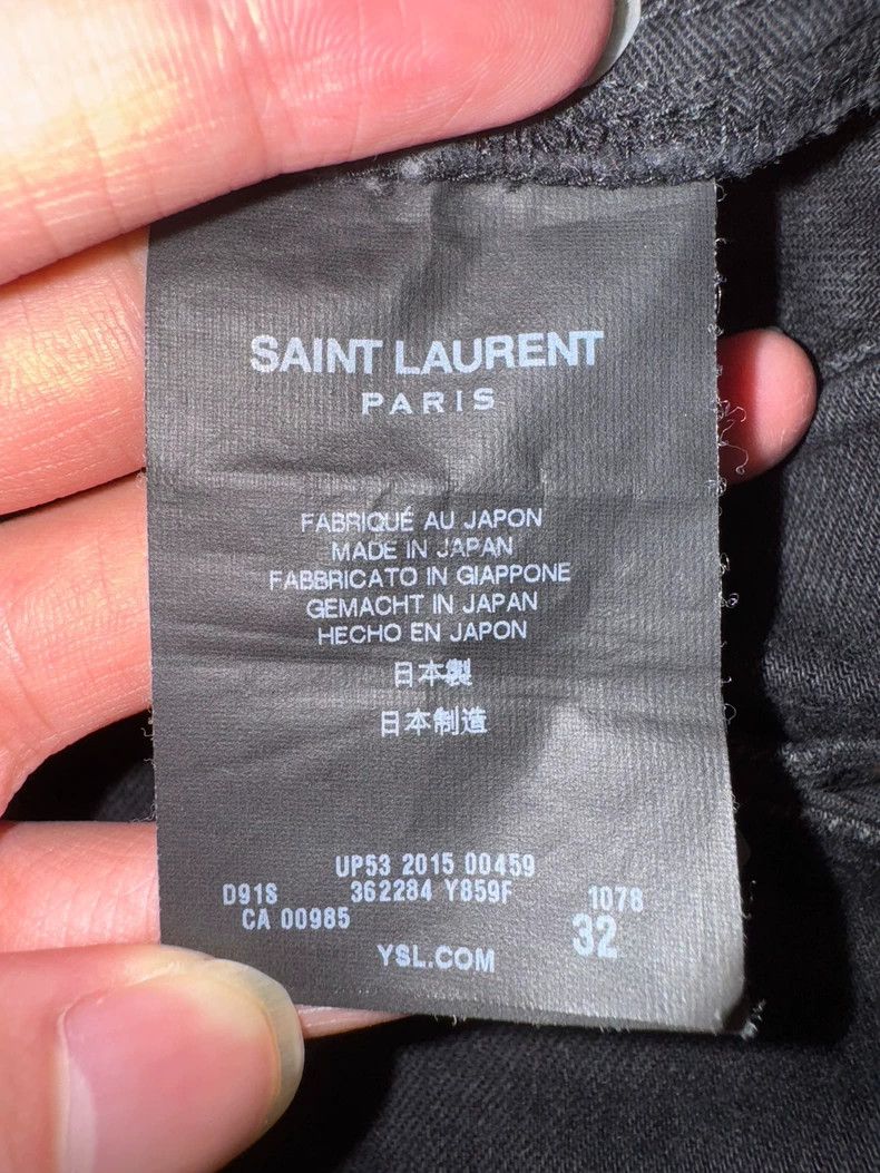 Saint Laurent Paris saint laurent ripped black denim pants Size US 32 / EU 48 - 7 Thumbnail