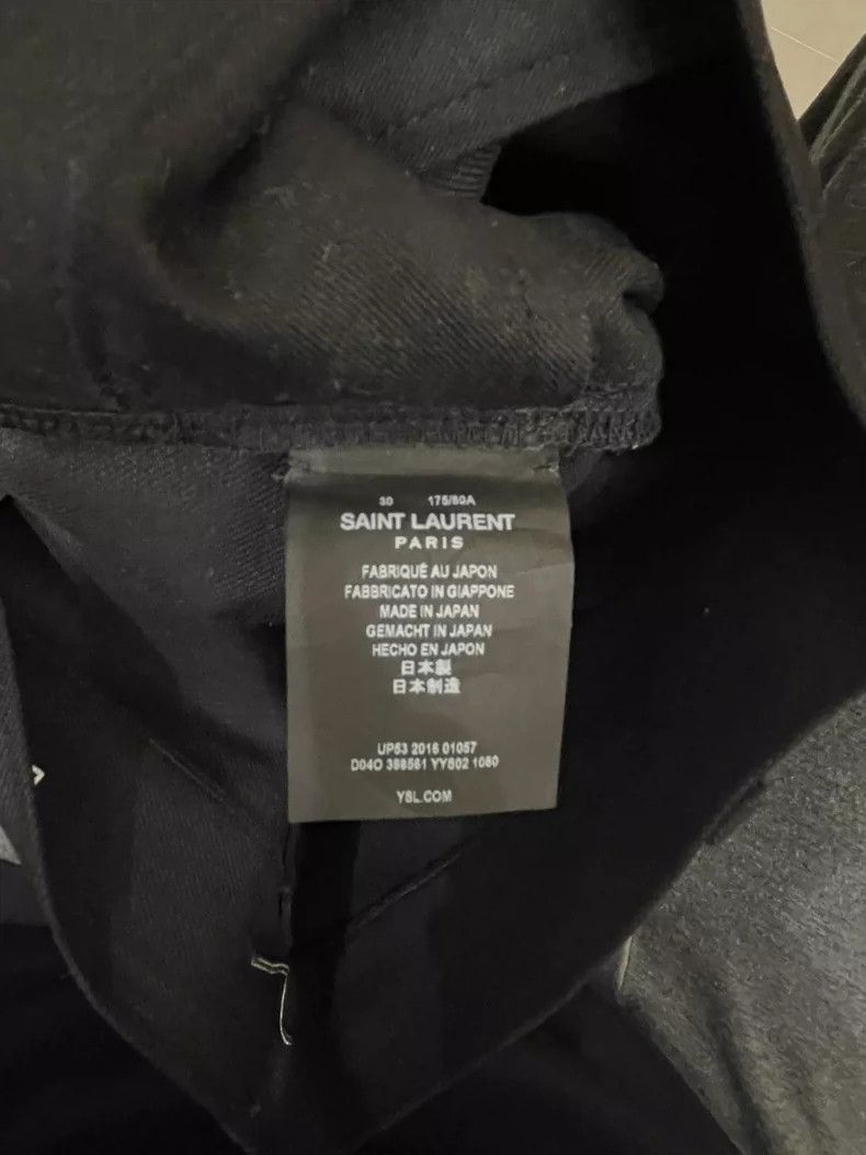 Saint Laurent Paris saint laurent black distressed denim pants Size US 30 / EU 46 - 5 Thumbnail