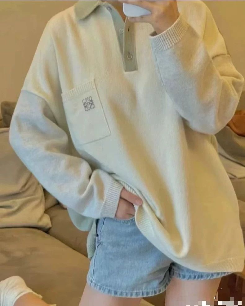 Loewe loewe color-block wool sweater in size s Size US S / EU 44-46 / 1 - 9 Thumbnail