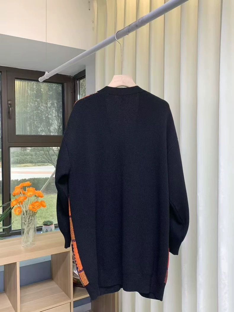 Loewe LOEWE Colorful Oversized Wool Cardigan Size US S / EU 44-46 / 1 - 6 Thumbnail