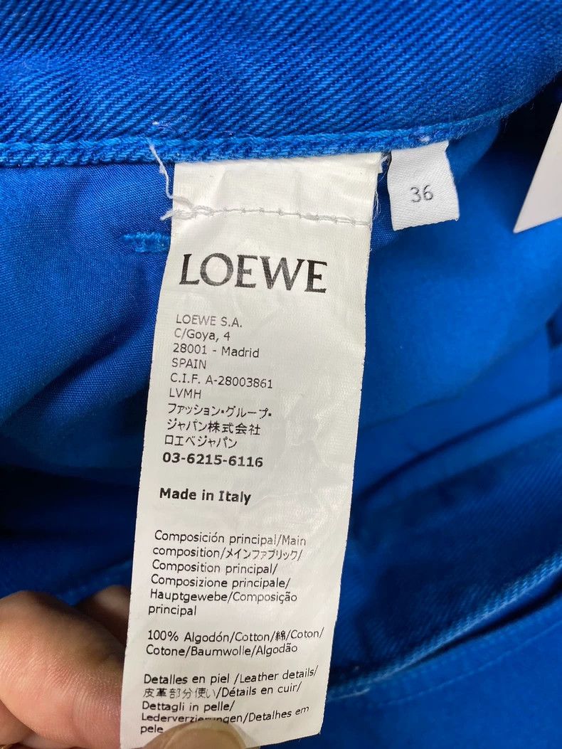 Loewe Loewe Irregular Solid Color Denim Pants Size US 36 / EU 52 - 6 Thumbnail