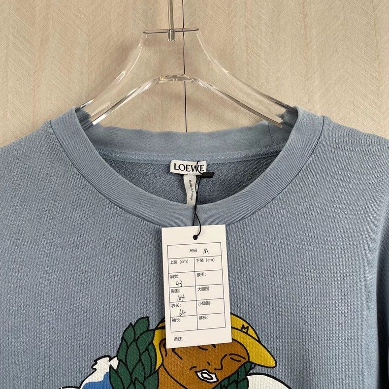 Loewe loewe cartoon embroidered logo sweatshirt Size US M / EU 48-50 / 2 - 2 Thumbnail