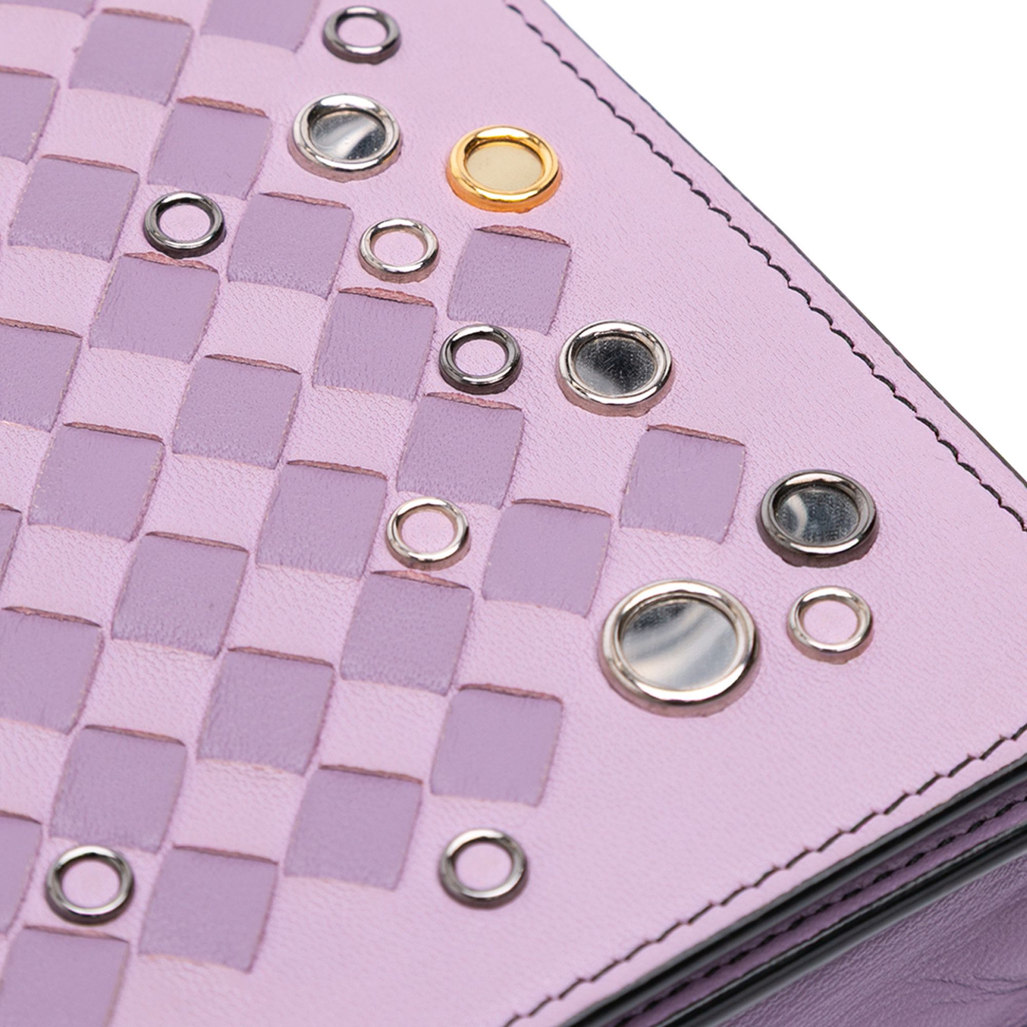 Bottega Veneta Bottega Veneta Nappa Intrecciato Studded Wallet on Chain Size ONE SIZE - 6 Thumbnail