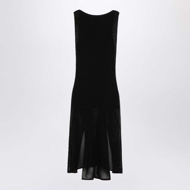 Alaia Alaia Black Knit Dress With Ruches Size M / US 6-8 / IT 42-44 - 2 Thumbnail