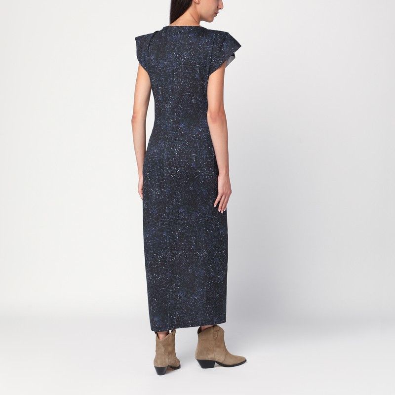 Isabel Marant Isabel Marant Mid-Length Dress With Midnight Blue Print Size M / US 6-8 / IT 42-44 - 2 Thumbnail