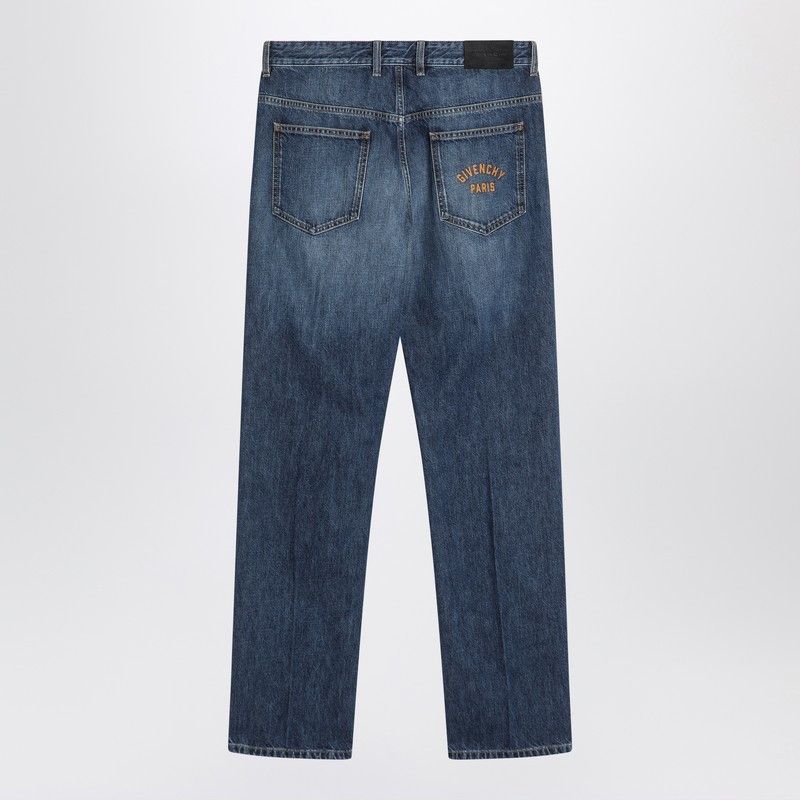 Givenchy Givenchy Straight Jeans Dark Blue Washed Effect Size US 32 / EU 48 - 2 Thumbnail