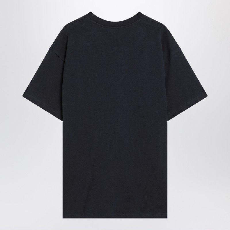 Givenchy Navy Short-Sleeved T-Shirt With Logo