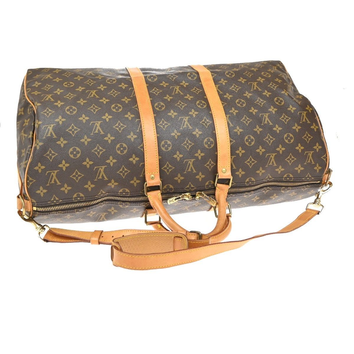 Louis Vuitton Louis Vuitton Keepall Bandoulière 55 travel Size ONE SIZE - 11 Thumbnail