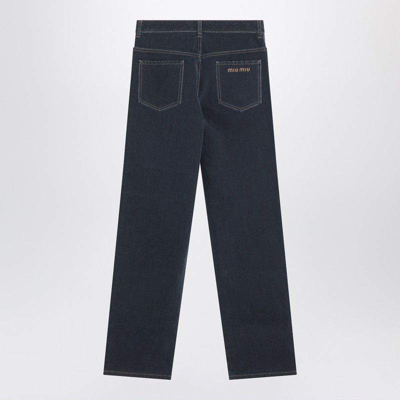 Miu Miu Miu Miu Blue Denim Pants Size 27" / US 4 / IT 40 - 2 Thumbnail
