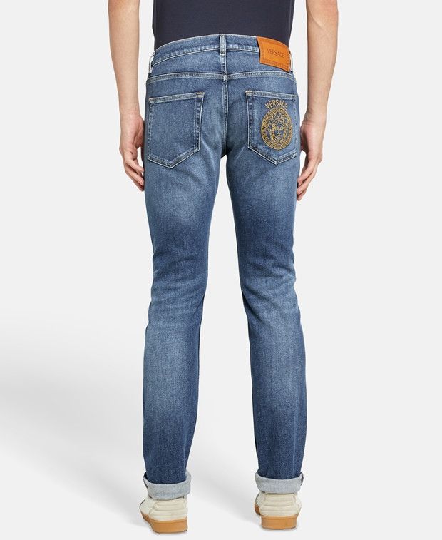 Versace Slim fit jeans Size US 29 - 3 Thumbnail