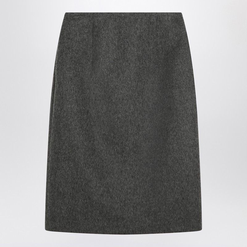 スカート PRADA SLATE GREY SKIRT IN WOOL Prada Prada Slate Grey Skirt In Wool | Grailed
