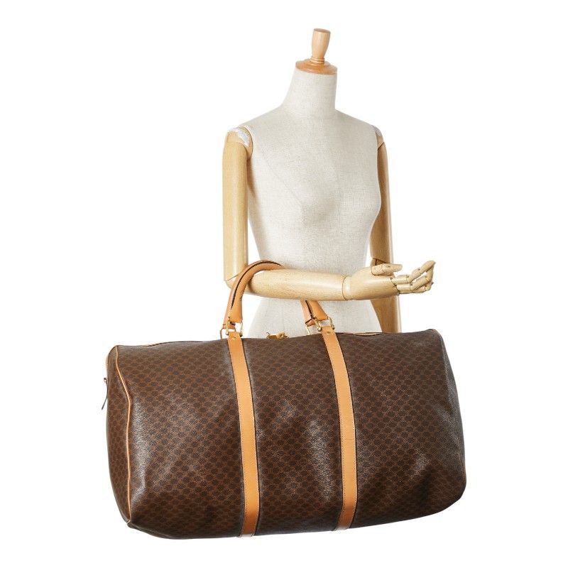 Celine Celine Celine Macadam PVC Boston Bag Leather Travel Bag Size ONE SIZE - 13 Thumbnail