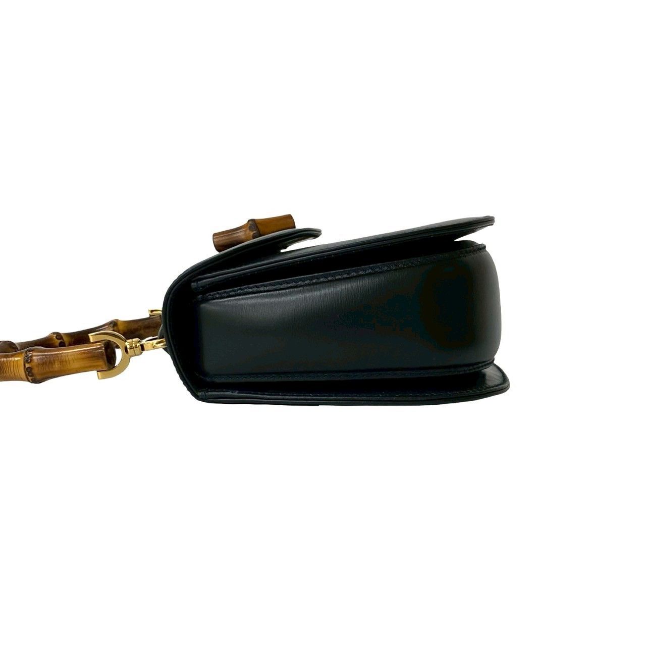 Gucci Gucci Gucci Bamboo Leather Handbag Leather Handbag Size ONE SIZE - 6 Thumbnail