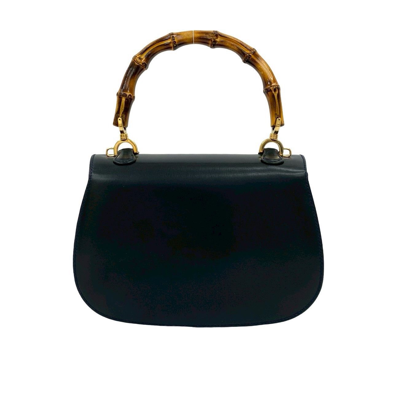 Gucci Gucci Gucci Bamboo Leather Handbag Leather Handbag Size ONE SIZE - 4 Thumbnail