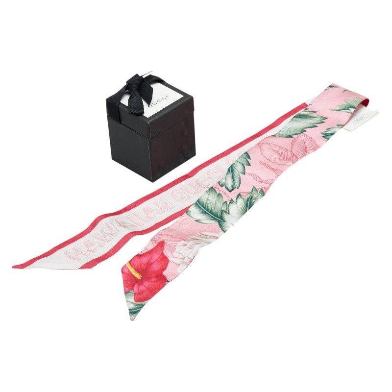 Gucci Gucci Gucci Flora Silk Scarf Others Scarf 631432 DUTY FREE for USA Size ONE SIZE - 6 Thumbnail
