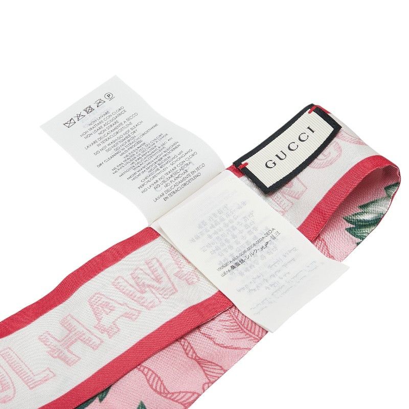 Gucci Gucci Gucci Flora Silk Scarf Others Scarf 631432 DUTY FREE for USA Size ONE SIZE - 4 Thumbnail