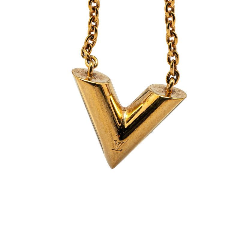 Louis Vuitton Louis Vuitton Louis Vuitton Essential V Necklace Metal Necklace M61083 Size ONE SIZE - 2 Thumbnail