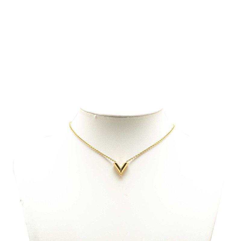 Louis Vuitton Louis Vuitton Louis Vuitton Essential V Necklace Metal Necklace M61083 Size ONE SIZE - 7 Thumbnail