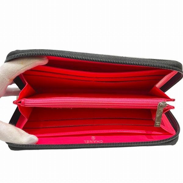 Chanel Chanel Chanel Cambon Line Leather Long Wallet Leather Long Wallet A50078 DUTY FREE for USA Size ONE SIZE - 3 Thumbnail
