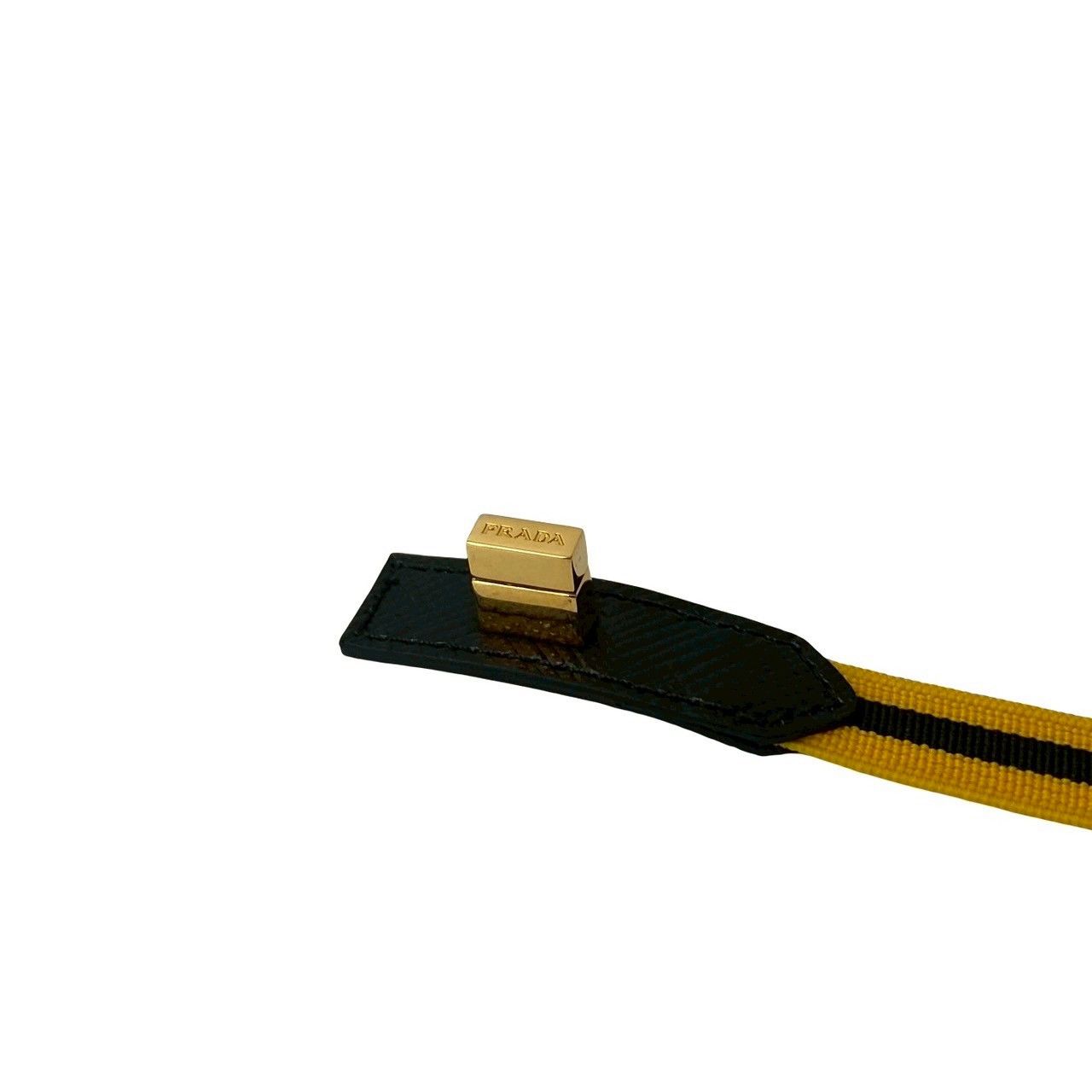 Prada Prada Prada Turnlock Nylon Saffiano Leather Bracelet Leather Bracelet DUTY FREE for USA Size ONE SIZE - 2 Thumbnail