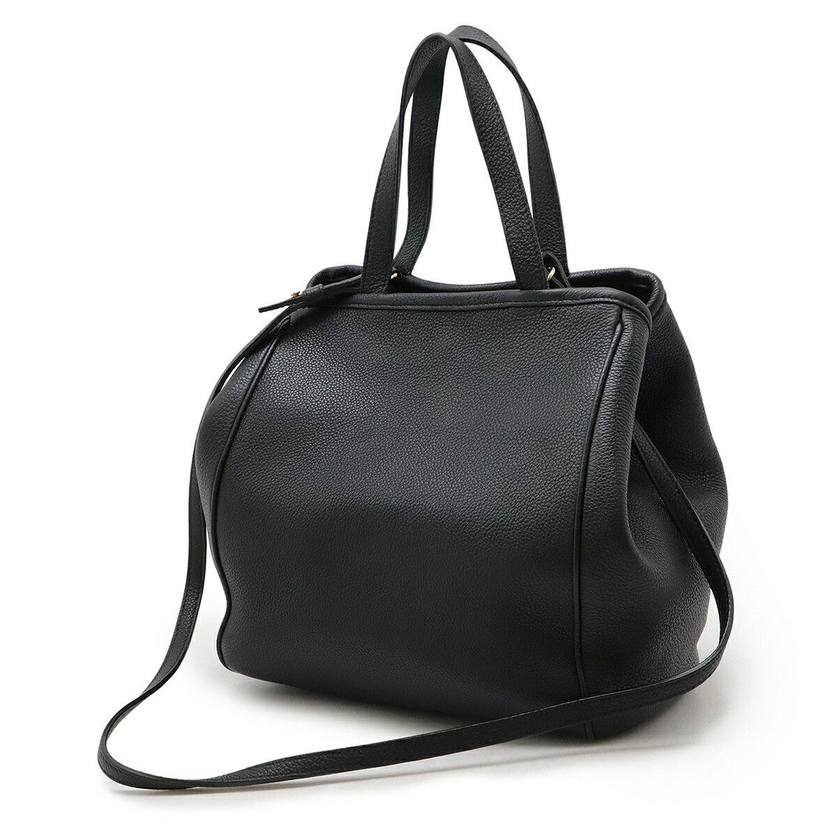 Celine Celine Celine Small Folded Cabas Leather 2way Bag Leather Shoulder Bag 194073 Size ONE SIZE - 2 Thumbnail