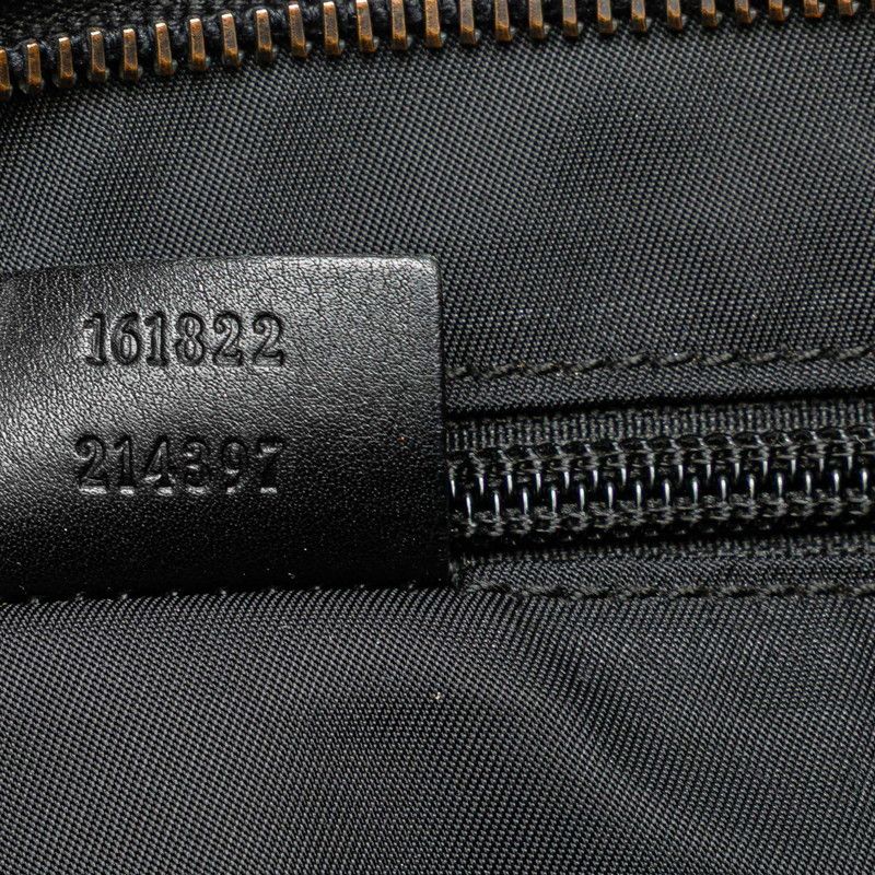 Gucci Gucci Gucci Gucci Signature Leather Nylon Shoulder Bag Leather Shoulder Bag 161822 Size ONE SIZE - 12 Thumbnail