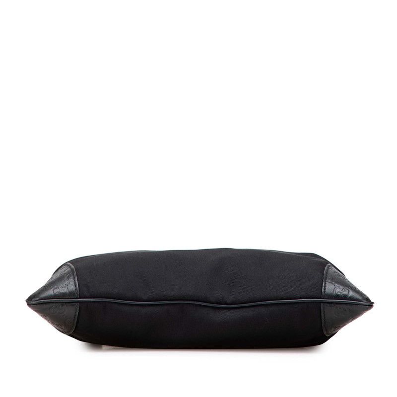 Gucci Gucci Gucci Gucci Signature Leather Nylon Shoulder Bag Leather Shoulder Bag 161822 Size ONE SIZE - 3 Thumbnail