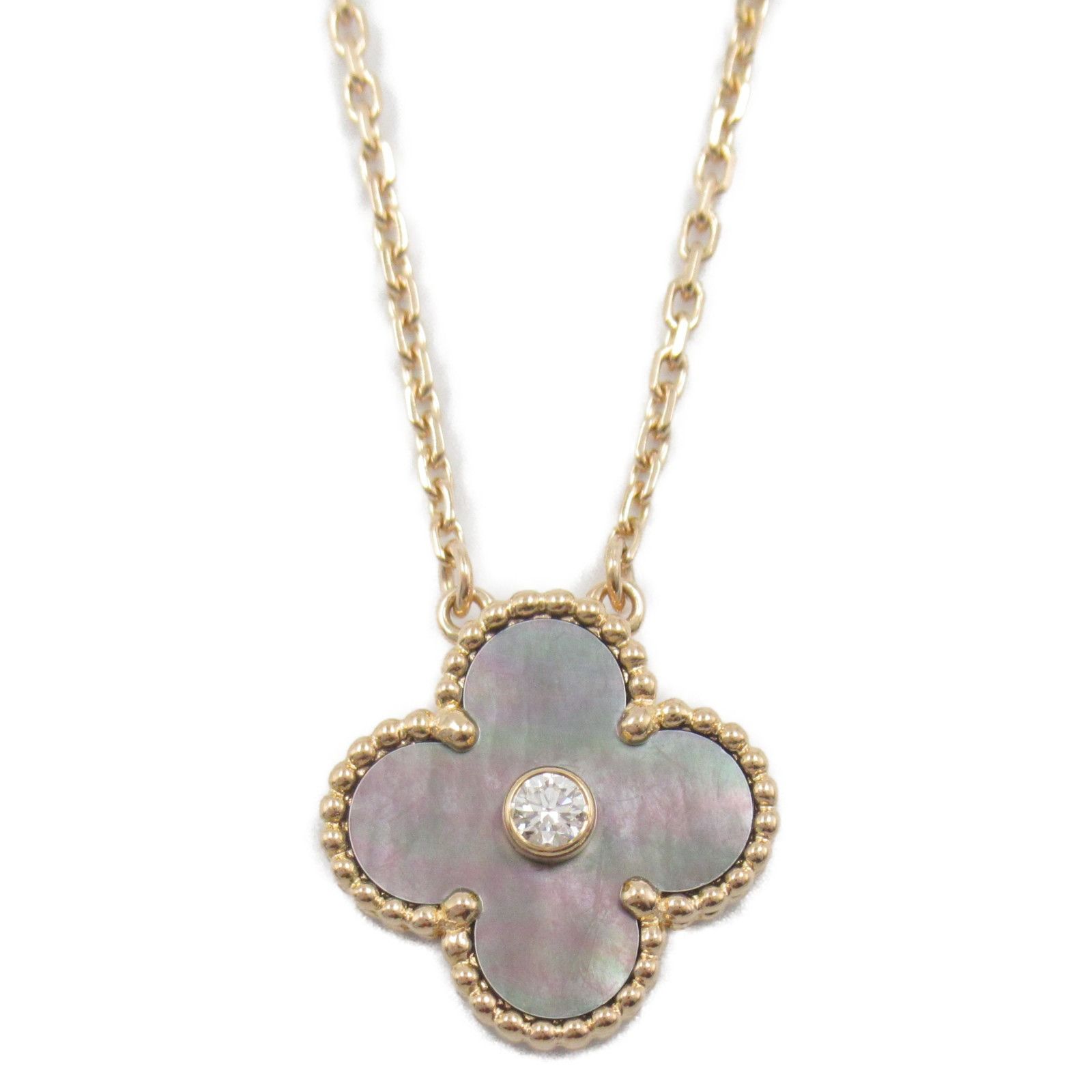 Van Cleef & Arpels Van Cleef & Arpels Van Cleef & Arpels Vintage Alhambra Au750 Necklace Metal Necklace Size ONE SIZE - 2 Thumbnail