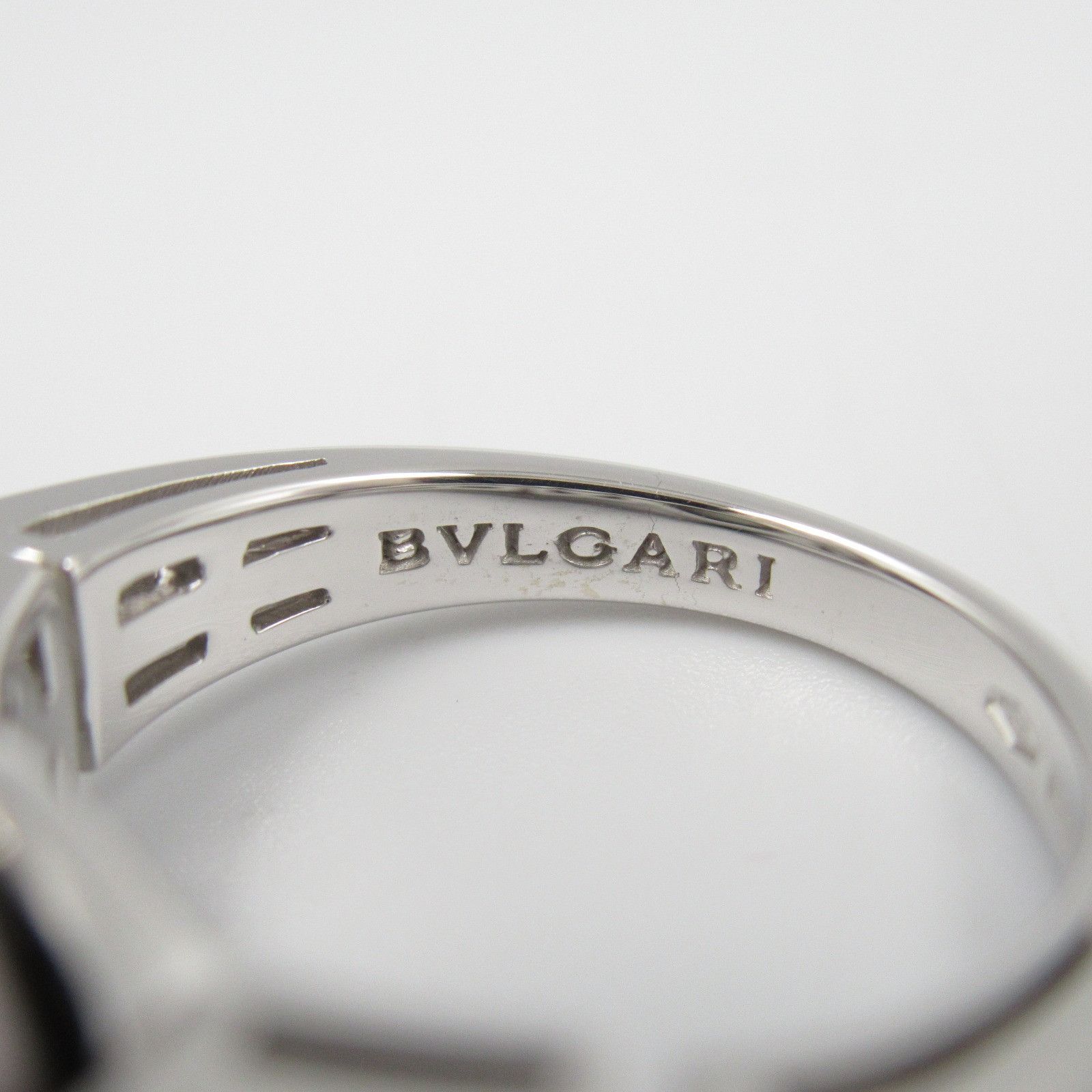 Bvlgari Bvlgari Bvlgari Lucia Au750 Diamond Black Pearl Ring Size 7.5 Metal Ring Size ONE SIZE - 4 Thumbnail