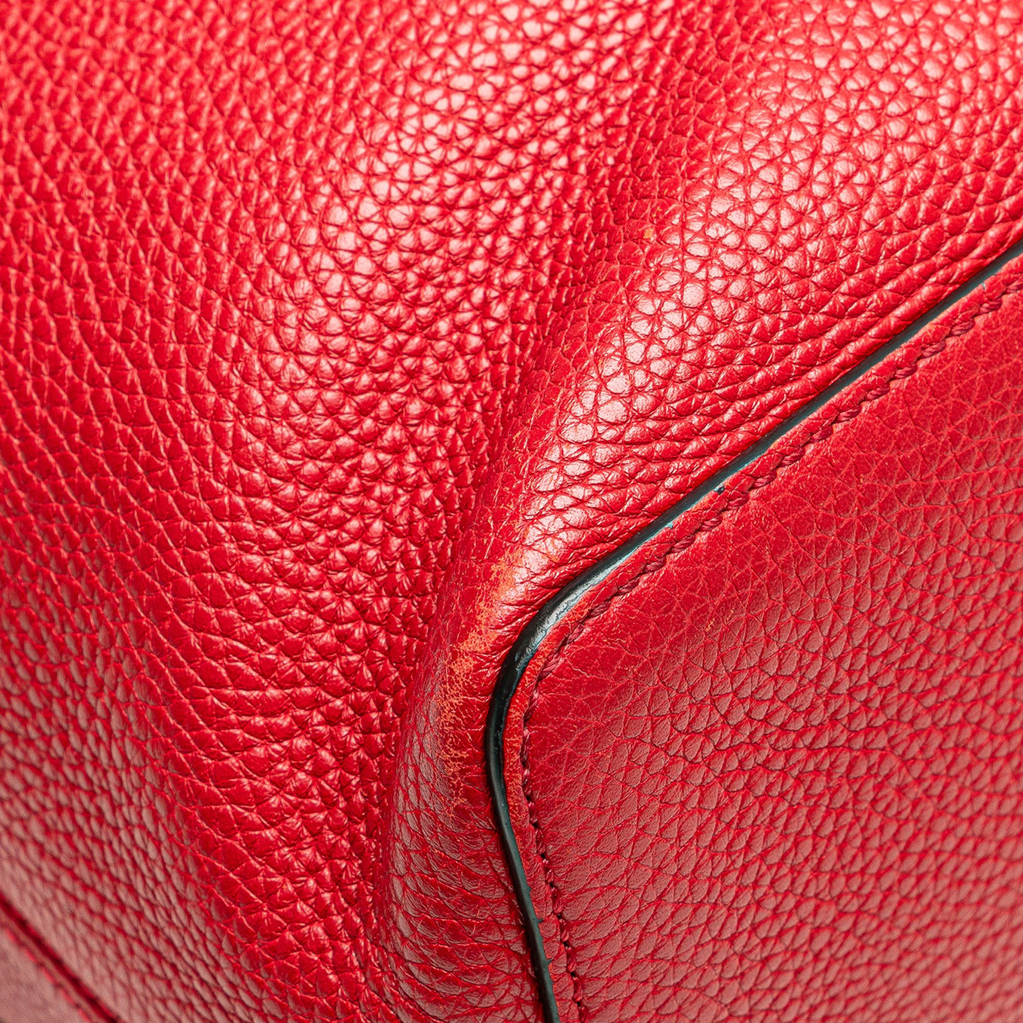 Gucci Gucci Large Pebbled Calfskin Soho Convertible Hobo Size ONE SIZE - 10 Thumbnail