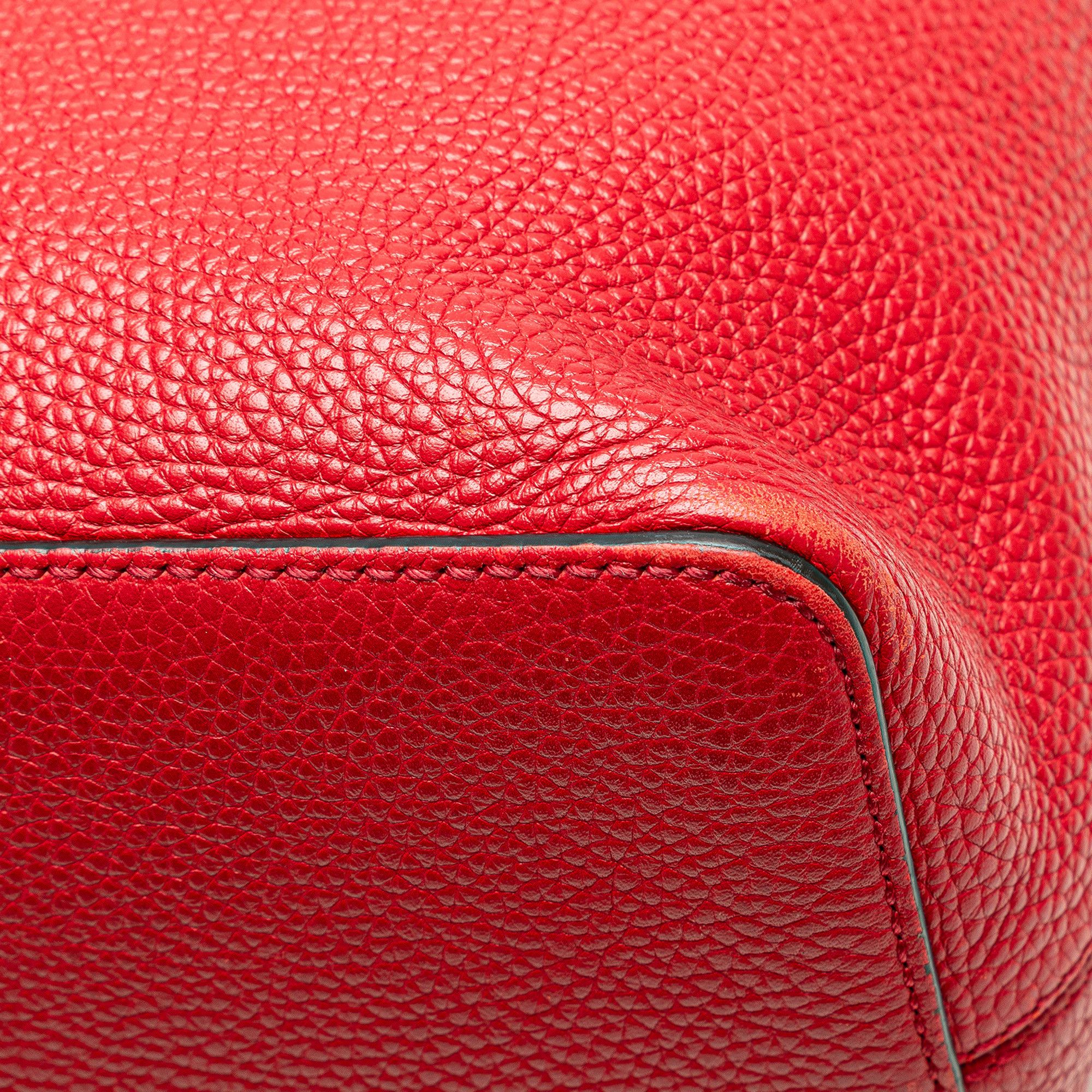 Gucci Gucci Large Pebbled Calfskin Soho Convertible Hobo Size ONE SIZE - 11 Thumbnail