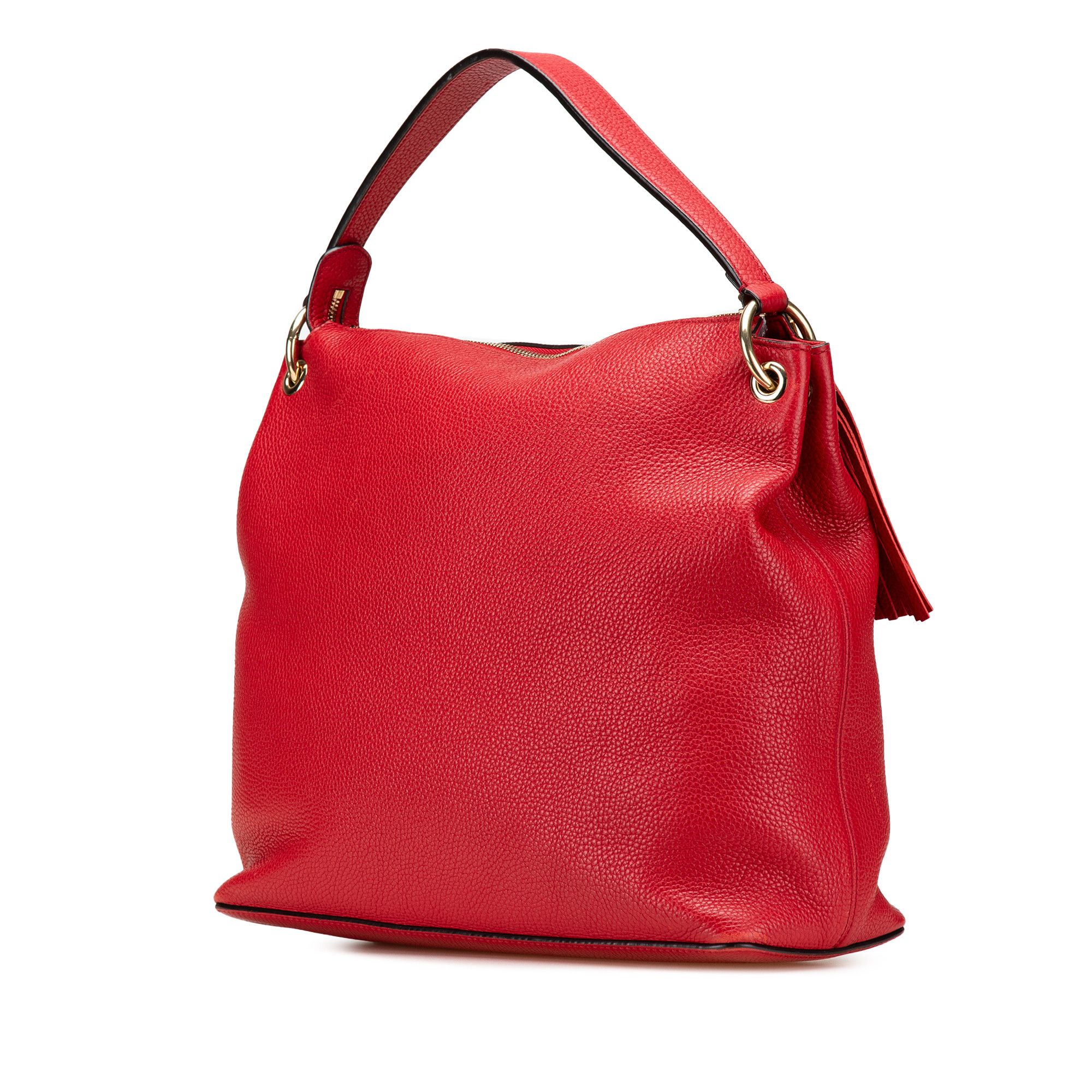 Gucci Gucci Large Pebbled Calfskin Soho Convertible Hobo Size ONE SIZE - 2 Thumbnail
