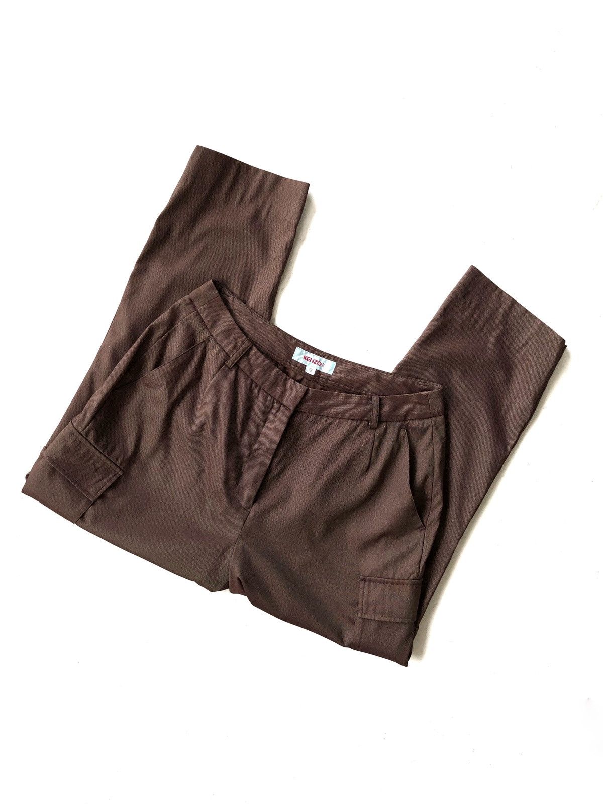 Kenzo Kenzo Paris Gradient Cargo Pocket Gabardine Trousers Pants Size US 29 - 1 Thumbnail