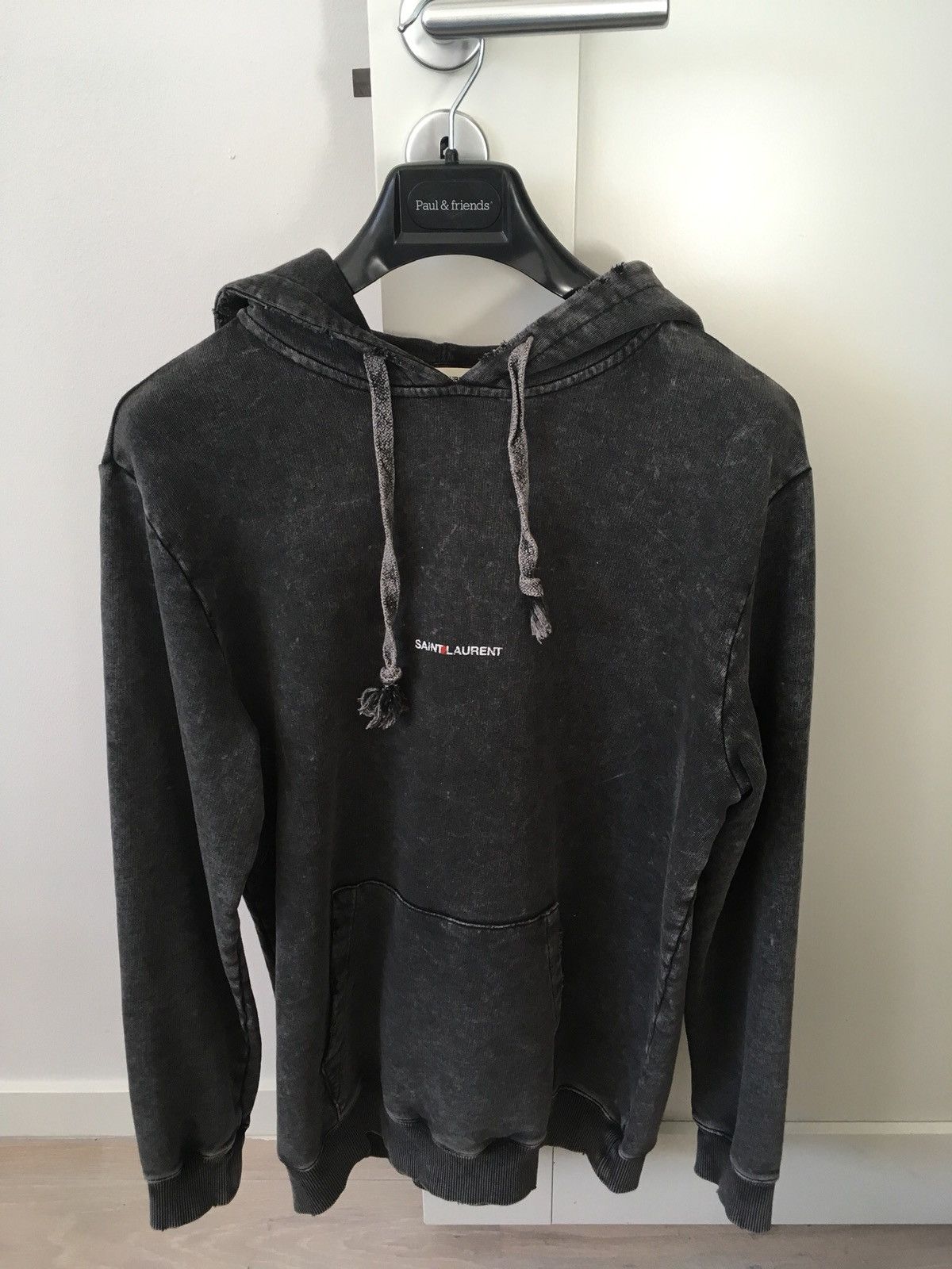 Saint Laurent Paris Saint Laurent Acid Wash Hoodie Grailed