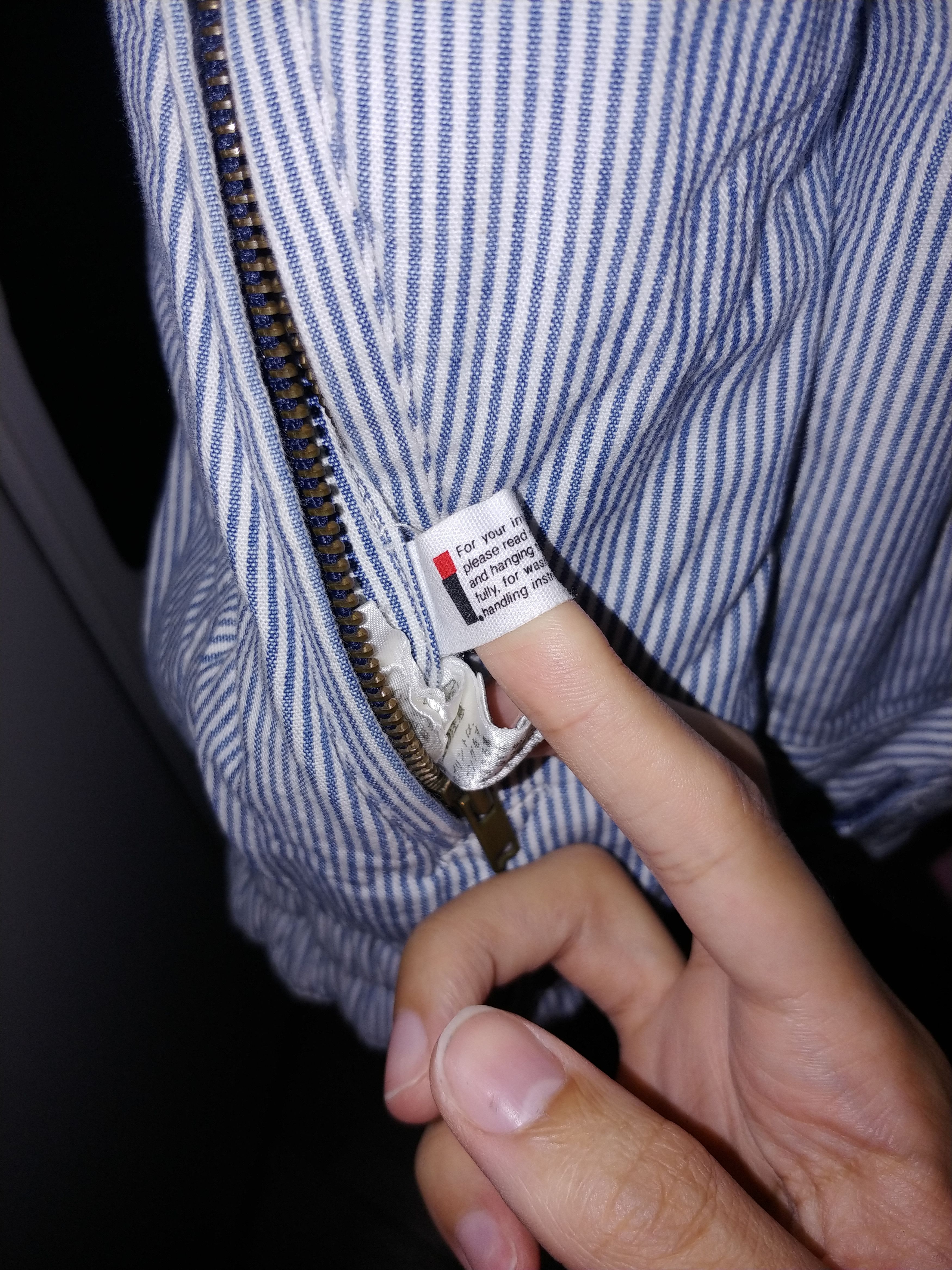 Issey Miyake × Tsumori Chisato DENIM/HICKORY REVERSIBLE Issey Miyake Sport JACKET Size US M / EU 48-50 / 2 - 9 Thumbnail