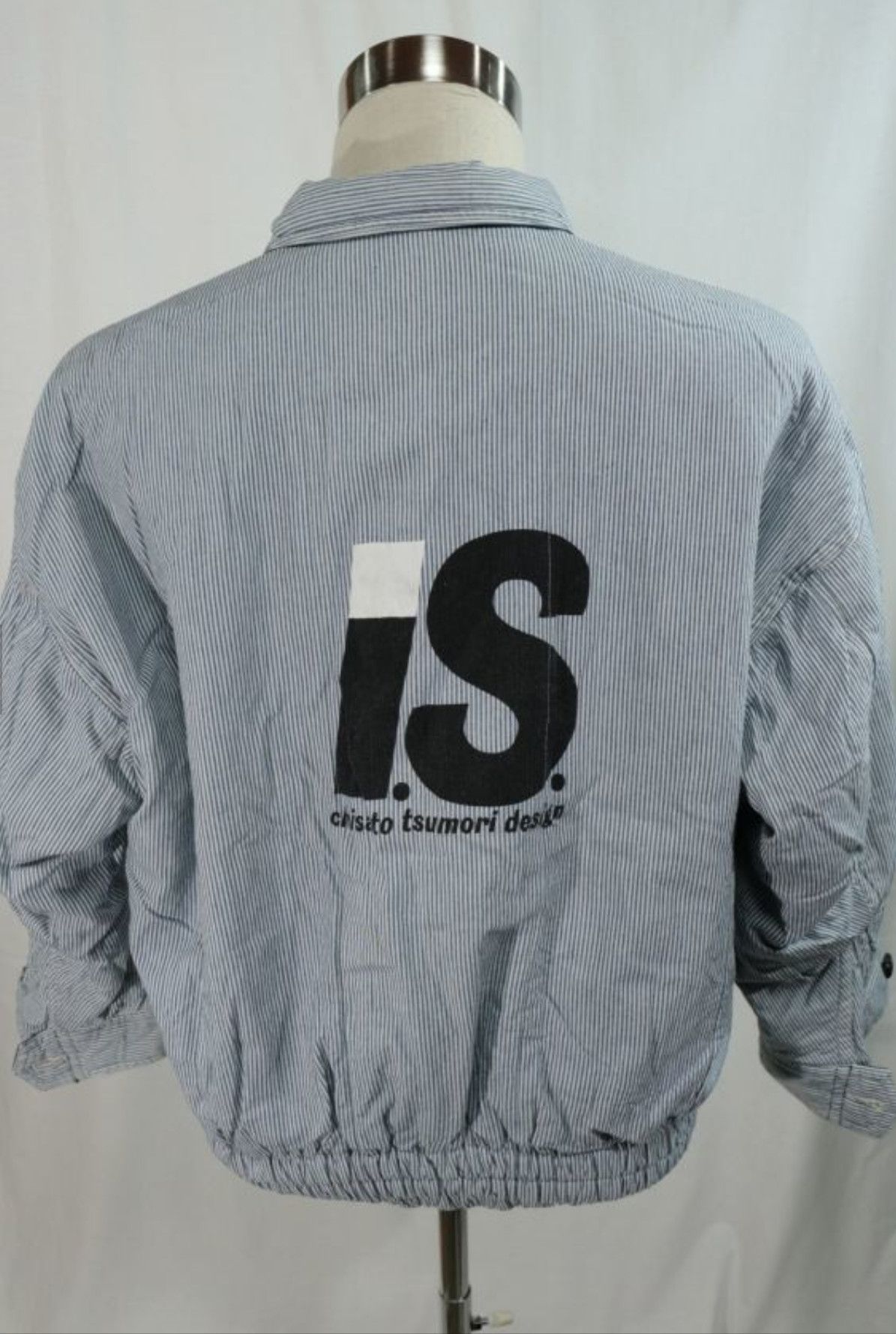 Issey Miyake × Tsumori Chisato DENIM/HICKORY REVERSIBLE Issey Miyake Sport JACKET Size US M / EU 48-50 / 2 - 1 Thumbnail