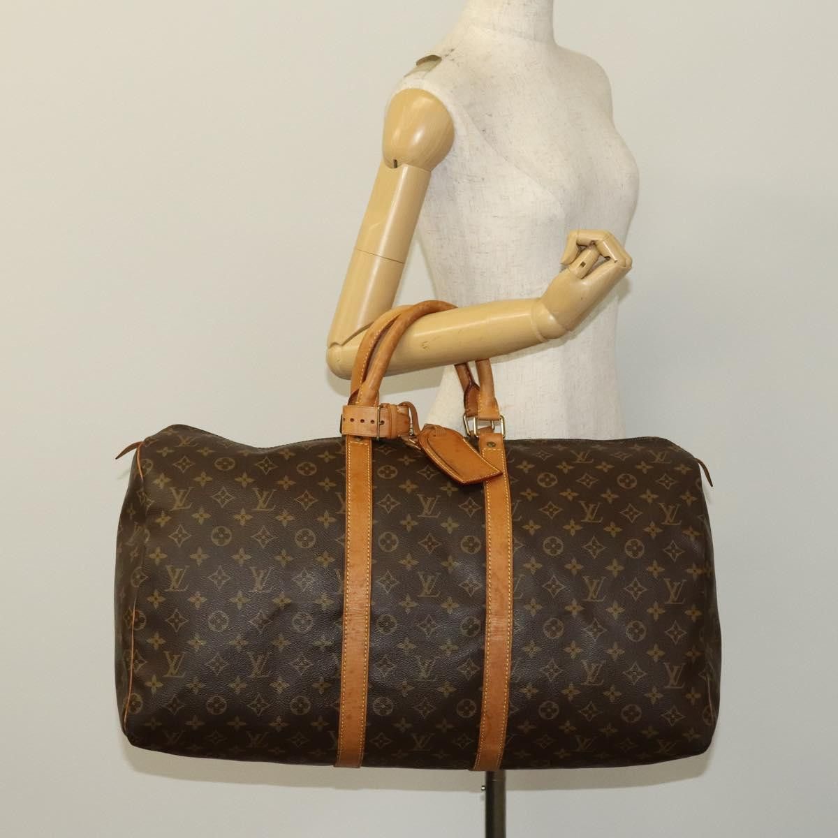 Louis Vuitton Louis Vuitton Keepall 55 travel Size ONE SIZE - 16 Thumbnail